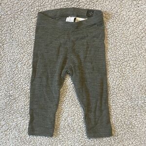 H&M Kids Charcoal green Wool Leggings